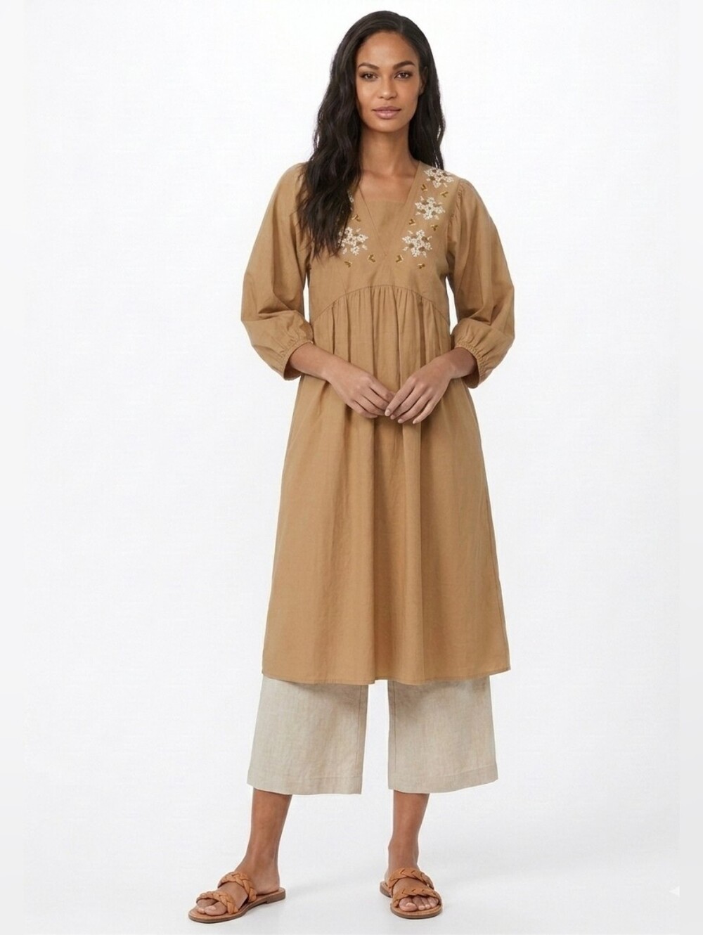 Niko and | Embroidered Tunic Dress